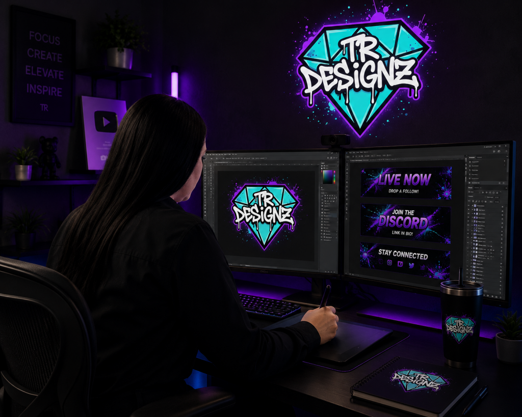 TR Designz business branding example